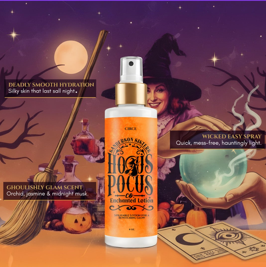 Sanderson Sisters Enchanted Spray Lotion – 6.7 oz Fine Mist Bottle