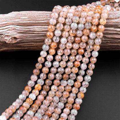 N71-Rose Quartz With Biotite Round Beads stretch 2 in 1 Necklace/ Bracelet  - Jewelry  from China Wholesaler