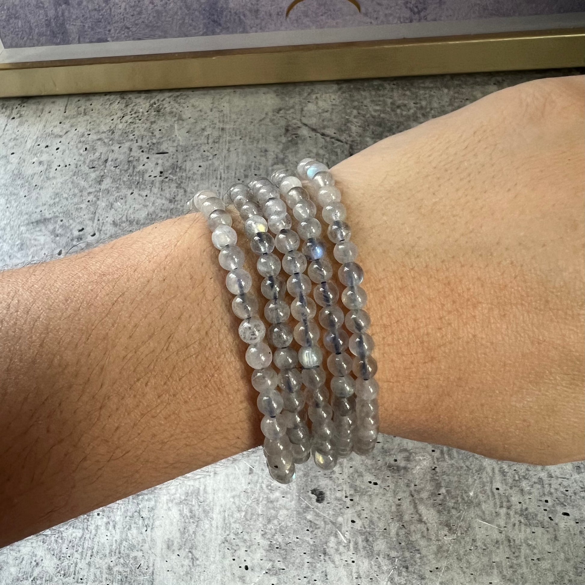 Labradorite Delicate Stretch Bracelet - Jewelry  from CirceBoutique