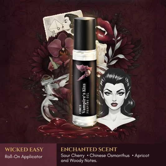 Vampire’s Kiss Perfume Oil – 10ml Glass Roller Bottle