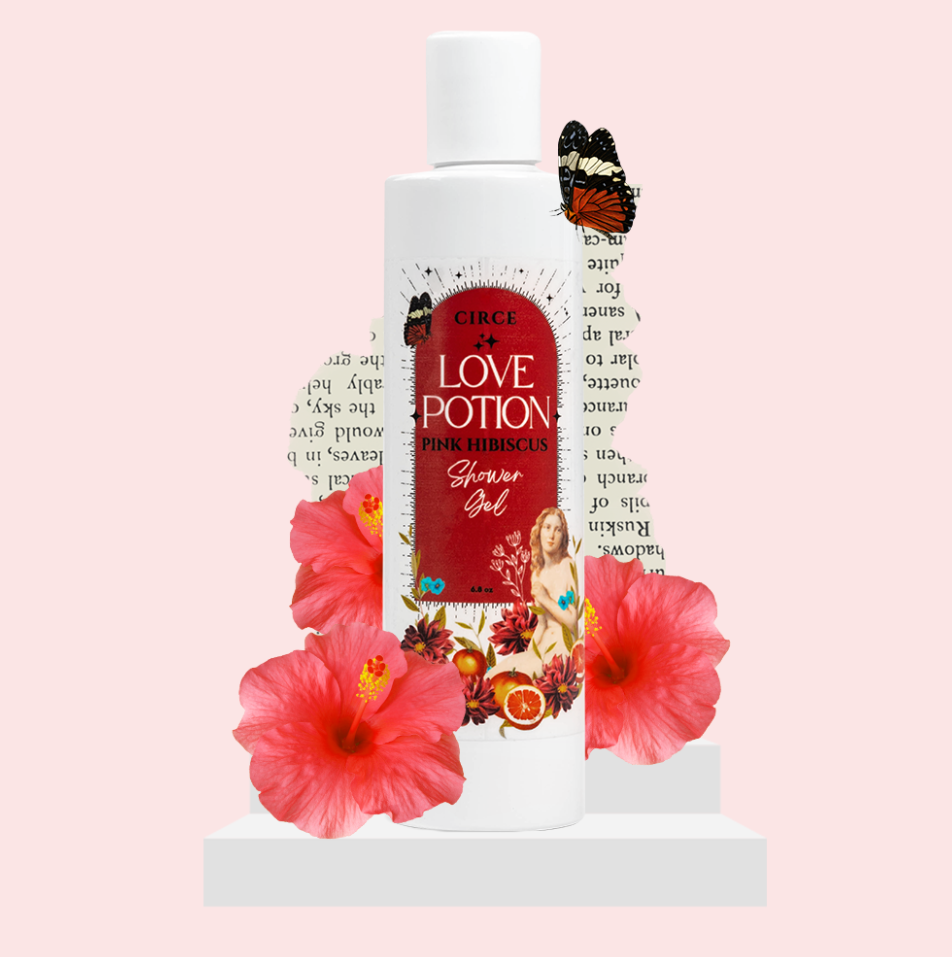 Love Potion Shower Gel - Pink Hibiscus  from Circe Boutique