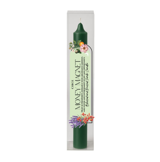 Money Magnet Jumbo Fixed Candle – 9" Ritual Candle for Wealth, Abundance & Prosperity Attraction