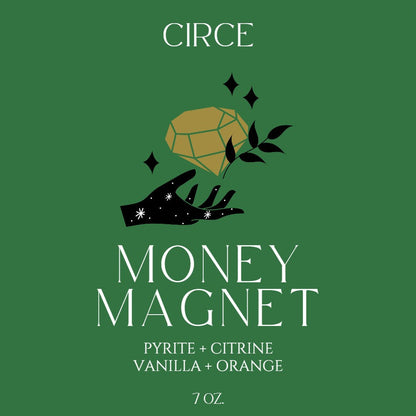 Money Magnet Intention Candle: Draw Wealth and Prosperity from CIRCE Candle from Circe Boutique