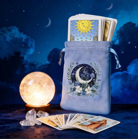 Velvet Arcana by CIRCE – Moon Blue Tarot Bag