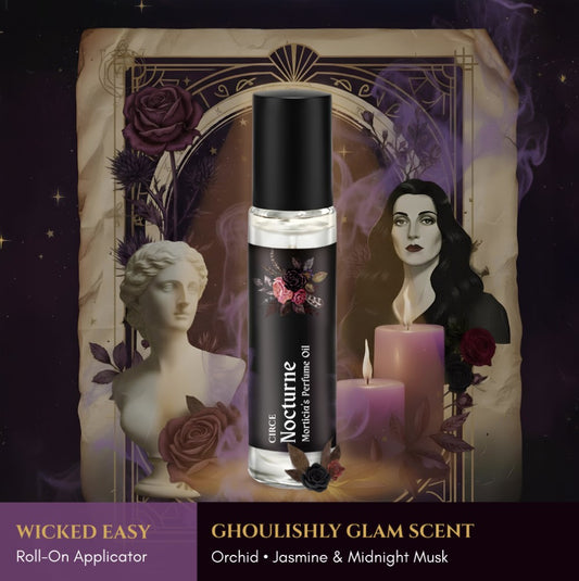 Nocturne Morticia’s Perfume Oil – 10ml Glass Roller Bottle