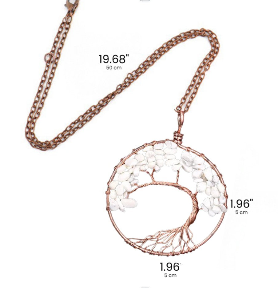 Tree of Life Pendant – Opalite  from Circe Boutique