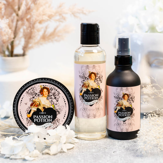 Passion Potion Pheromone Collection - Set of Spray, Body Butter and Shower Gel BUNDLE  from Circe Boutique