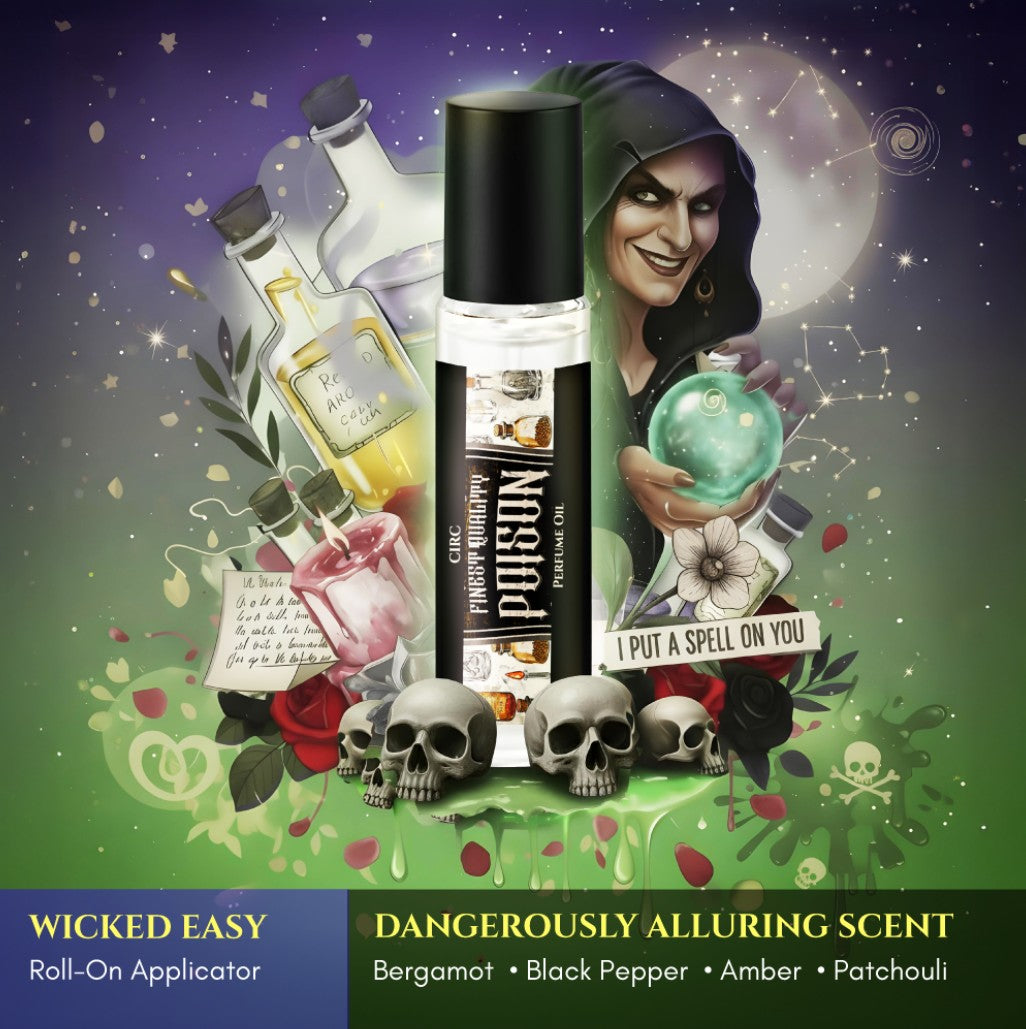 Finest Quality Poison Perfume Oil – 10ml Glass Roller Bottle