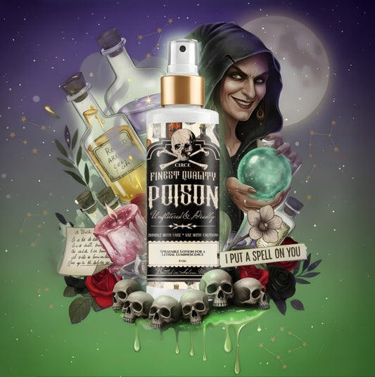 Finest Quality Poison Spray Lotion – 6.7 oz Fine Mist Bottle