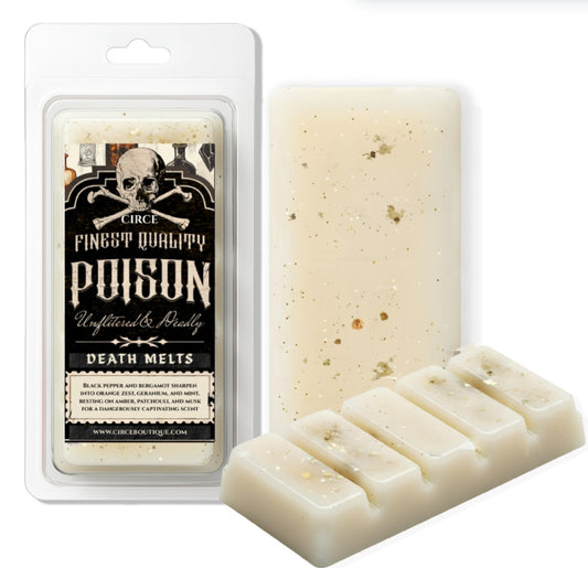Finest Quality Poison Deadly Wax Melts – Black Pepper & Bergamot | Coconut Soy Blend