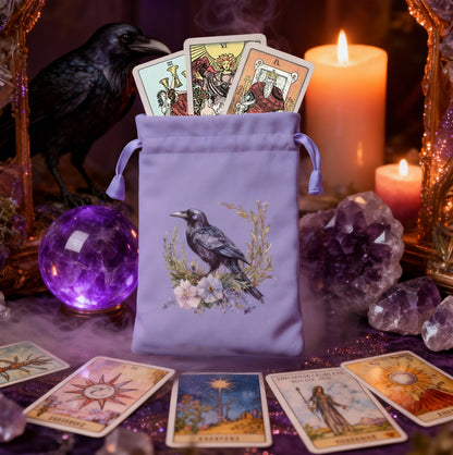 Velvet Arcana by CIRCE – Raven Purple Tarot Bag