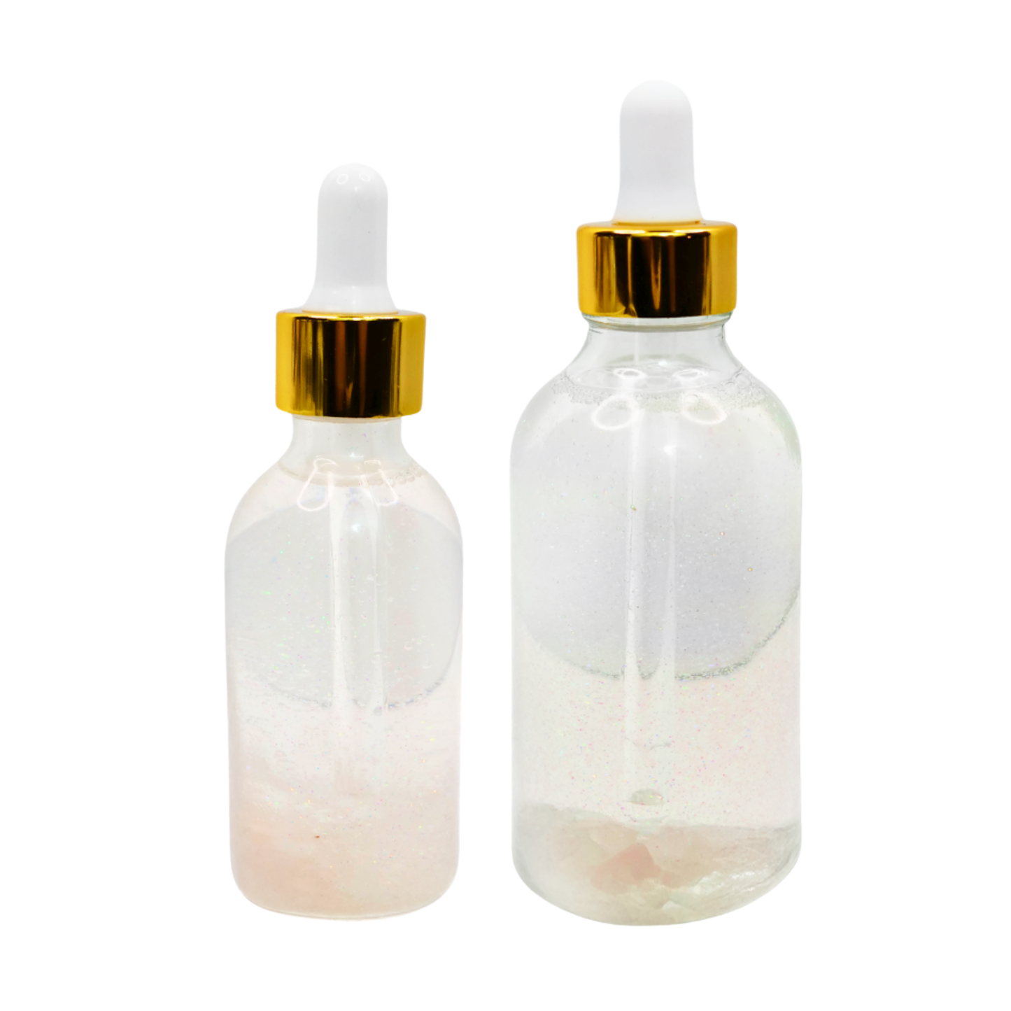 Unlabeled Rose Quartz Gemstone Oil - Face, Body, Hair and Cuticles - Set of 6  from Circe Boutique