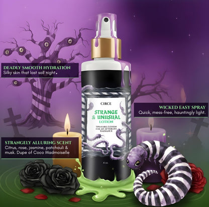 Strange and Unusual Spray Lotion – 6.7 oz Fine Mist Bottle