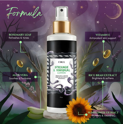 Strange and Unusual Spray Lotion – 6.7 oz Fine Mist Bottle