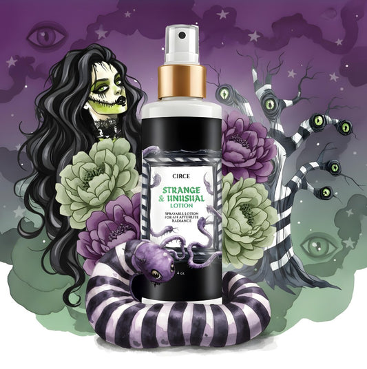 Strange and Unusual Spray Lotion – 6.7 oz Fine Mist Bottle