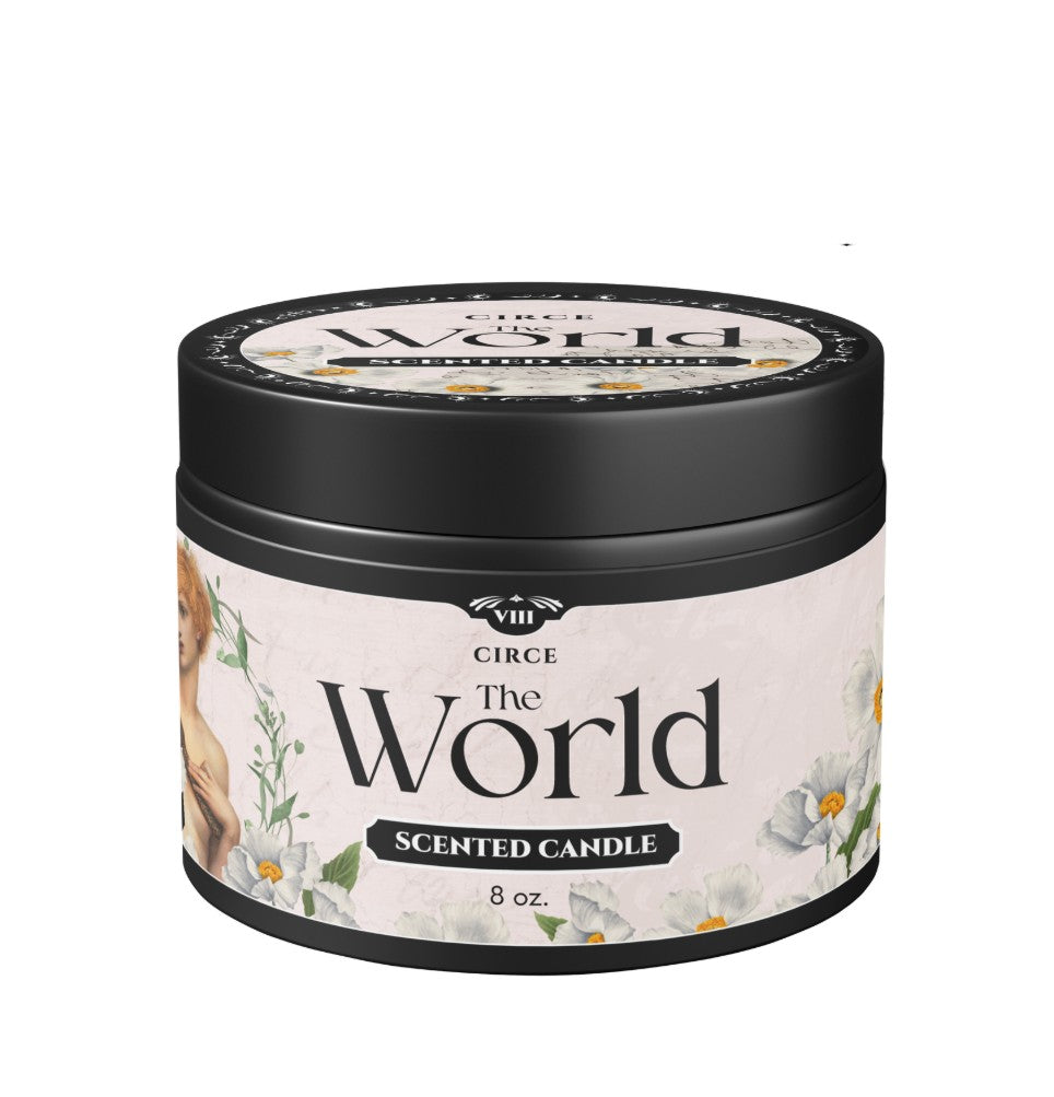 The World - Tarot Inspired Scented Candle 8 oz.  from Circe Boutique
