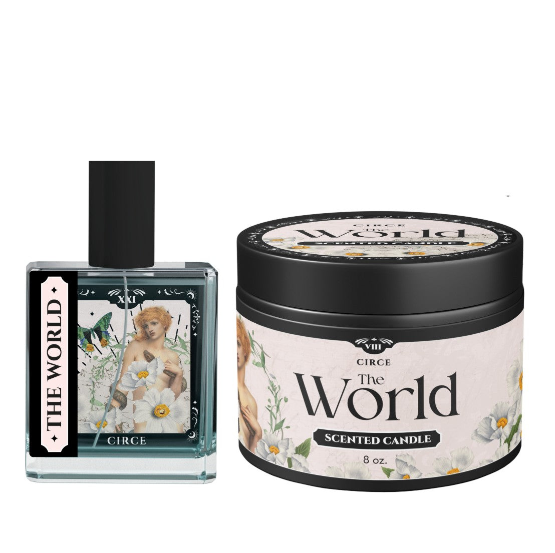 The World - Tarot Inspired Scented Candle 8 oz.  from Circe Boutique