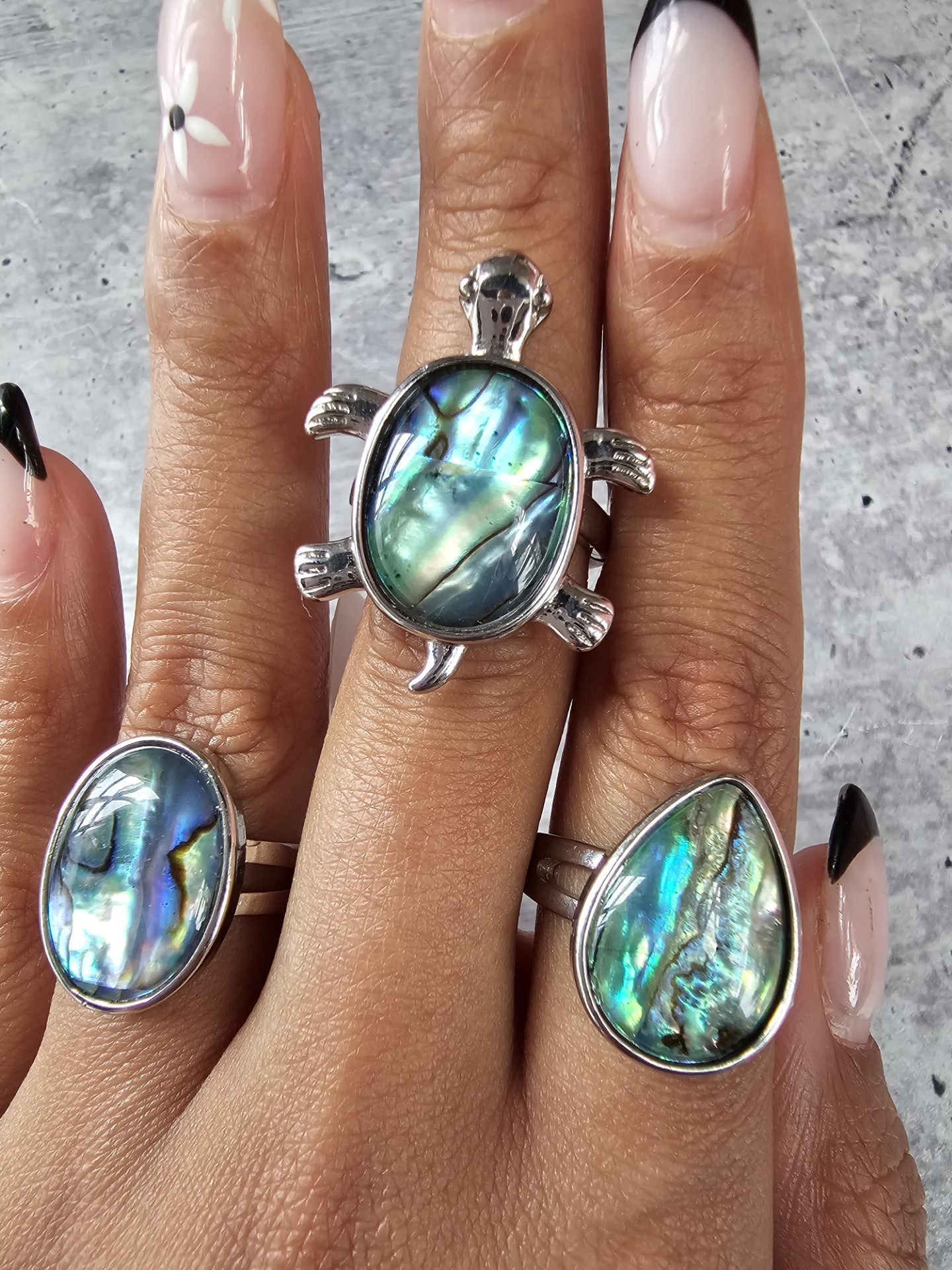 Abalone Shell Rings - 3 different shapes available - Jewelry  from China Wholesaler