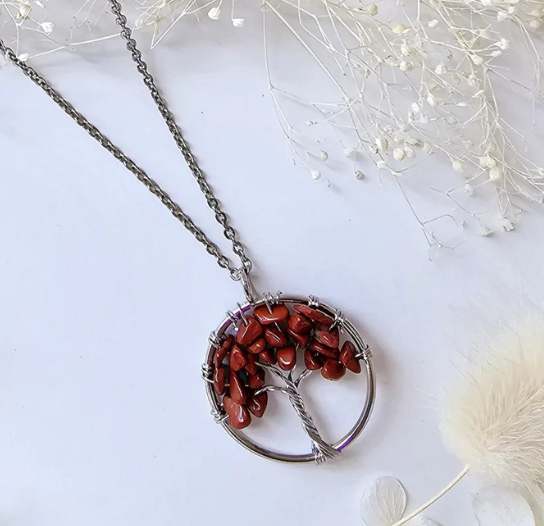N51-Tree Of Life Necklaces - Assorted Colors  from China Wholesaler