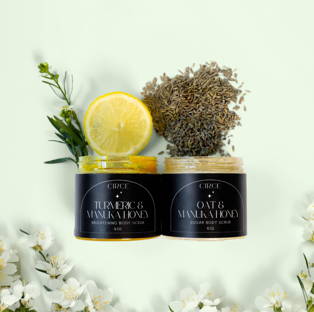 Turmeric & Manuka Honey Sugar Body Scrub Default from Circe Boutique