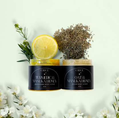 Turmeric & Manuka Honey Sugar Body Scrub Default from Circe Boutique