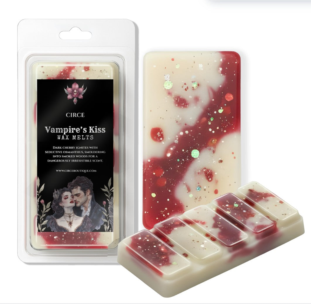 Vampire’s Kiss Wax Melts – Smoked Cherry, Dark Woods & Vanilla | Coconut Soy Blend